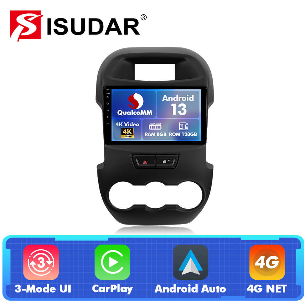 Q74 Qualcomm Android 13 For Ford Ranger 2012-2017 9" Car Radio