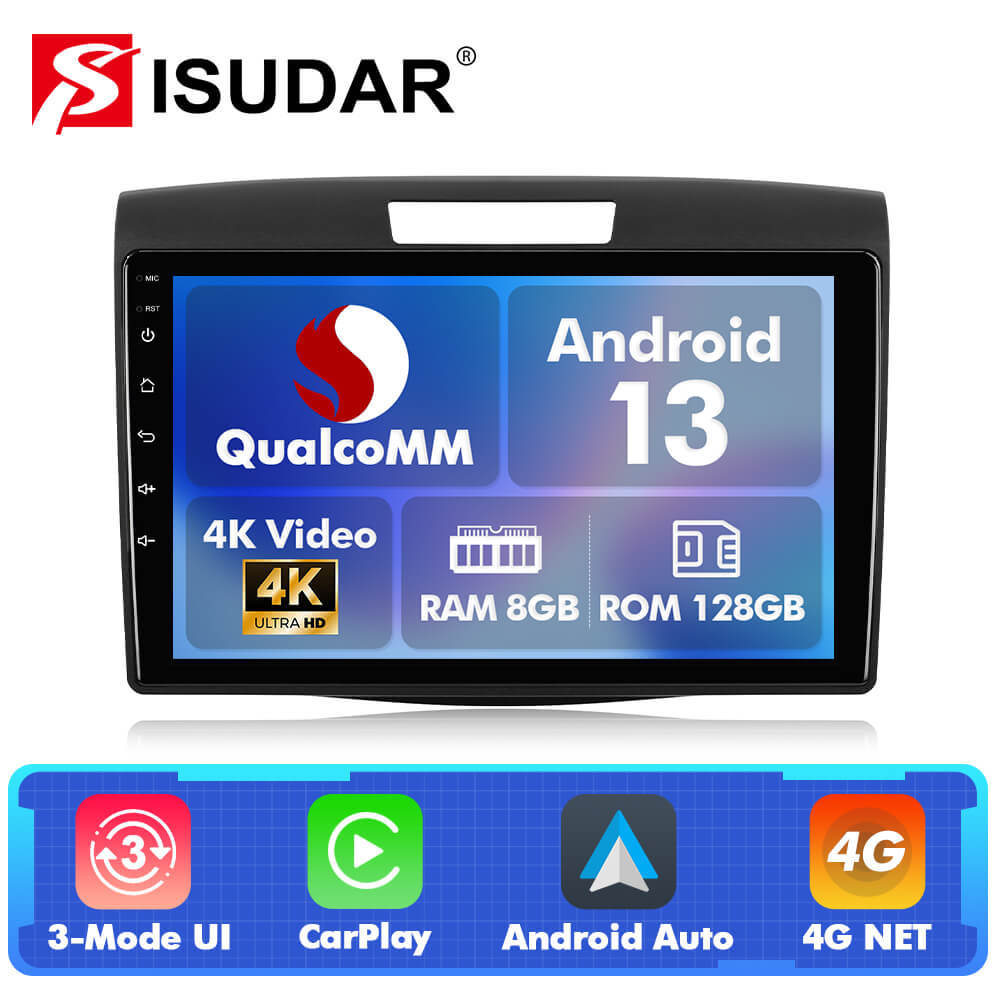 Q74 Qualcomm Android 13 For For Honda CRV/CR-V 2012-2016 9" Car Radio
