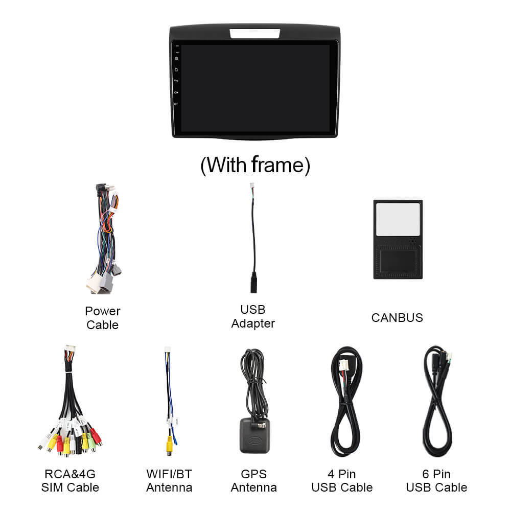 Q74 Qualcomm Android 13 For For Honda CRV/CR-V 2012-2016 9" Car Radio