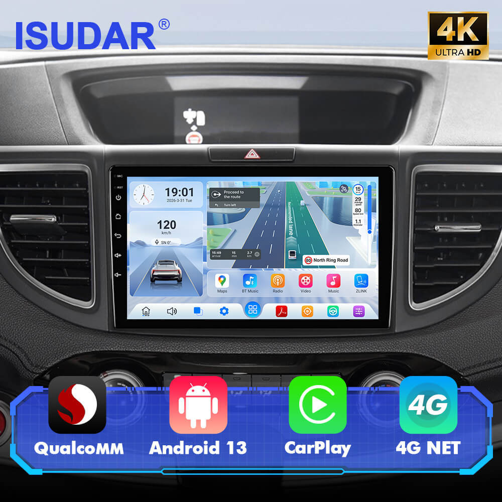 Q74 Qualcomm Android 13 For For Honda CRV/CR-V 2012-2016 9" Car Radio