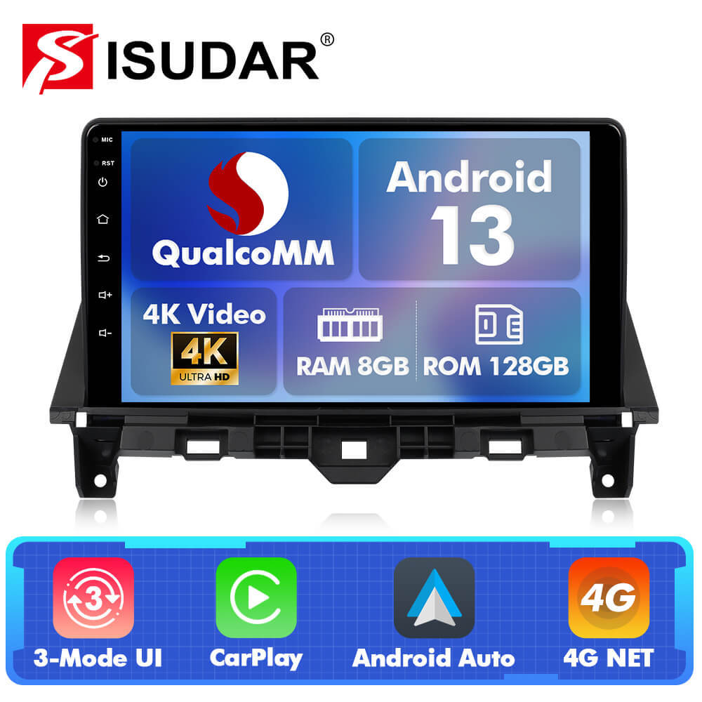 For Honda Accord 8 2008-2013 Q74 Qualcomm Android 13 10" Car Radio