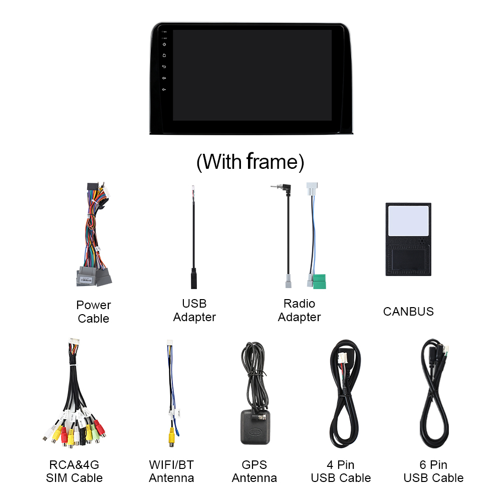 For Honda CRV 2017-2020 Q74 Qualcomm Android 13 10.1" Car Radio