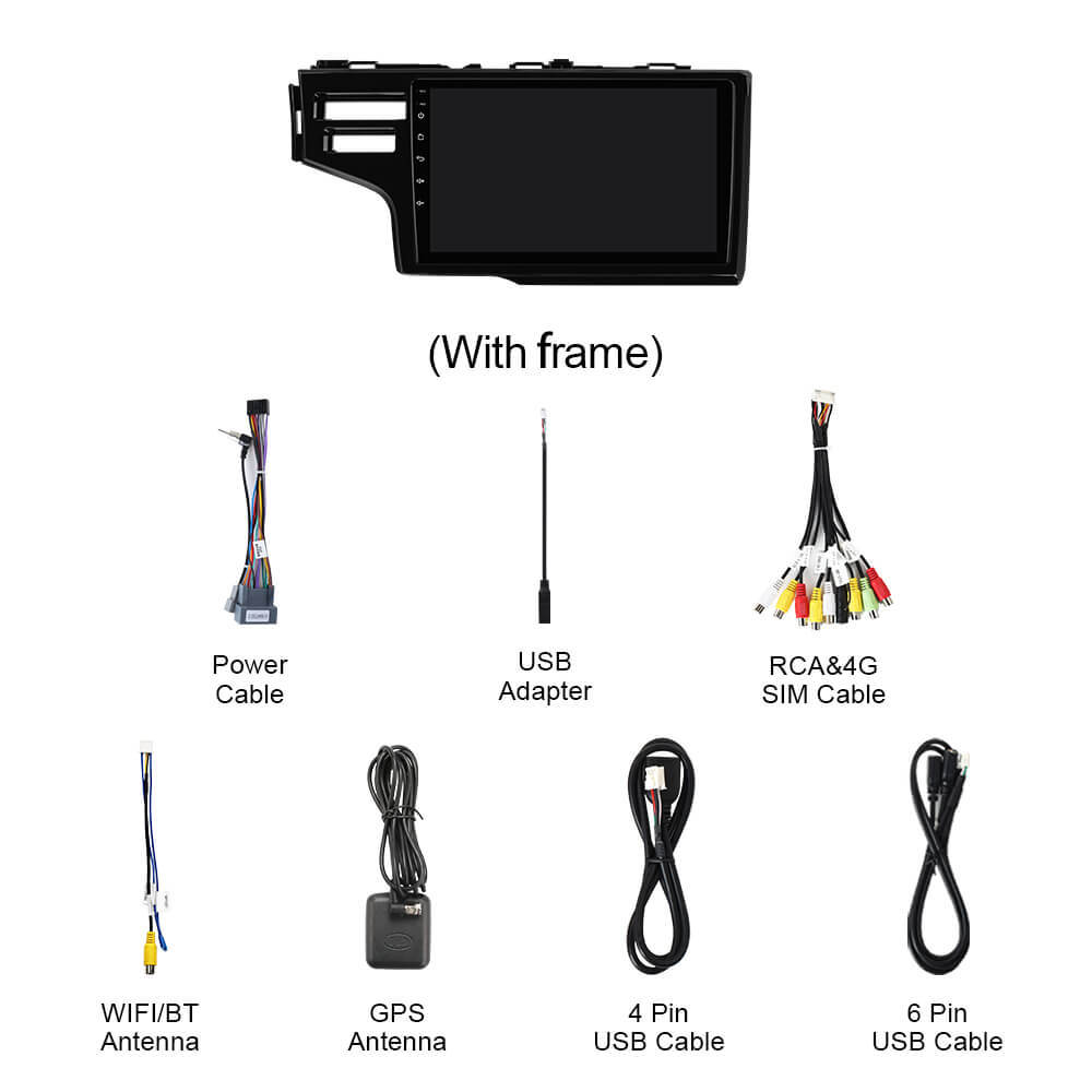 Q74 Qualcomm Android 13 For Honda Fit 2015-2019 9" Car Radio