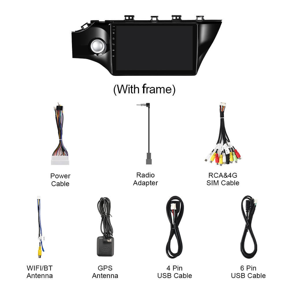 For KIA RIO 4 2017-2021 Q74 Qualcomm Android 13 10" Car Radio