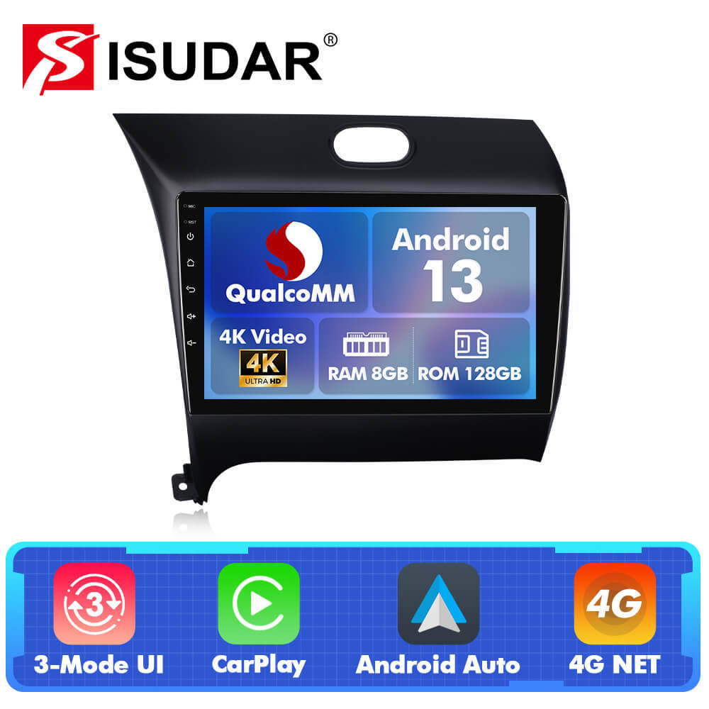 For Kia K3 Cerato 3 Forte 2013-2017 Q74 Qualcomm Android 13 9" Car Radio