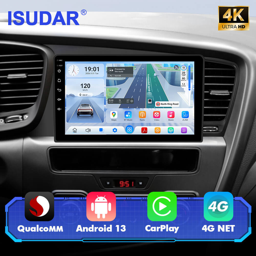 For Kia Optima K5 2010-2013 Q74 Qualcomm Android 13 9" Car Radio