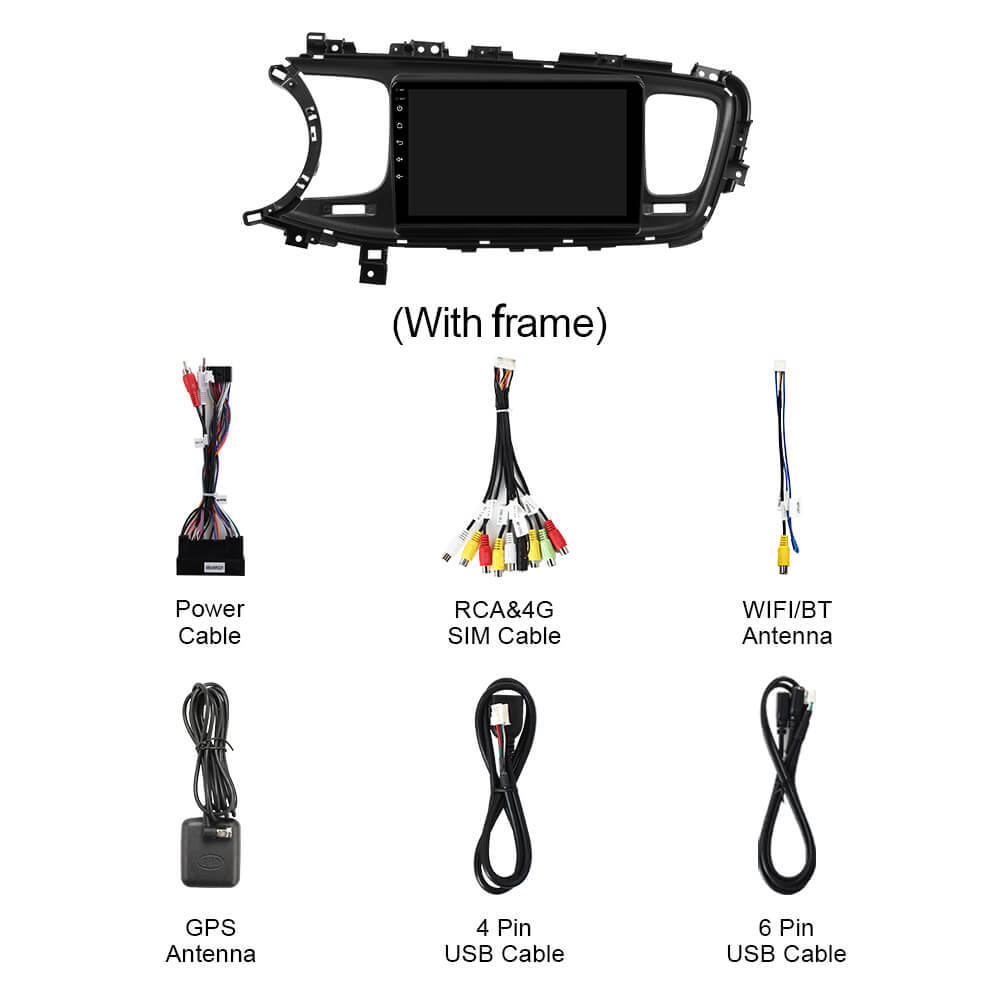 For Kia Optima K5 2011-2015 Q74 Qualcomm Android 13 9" Car Radio