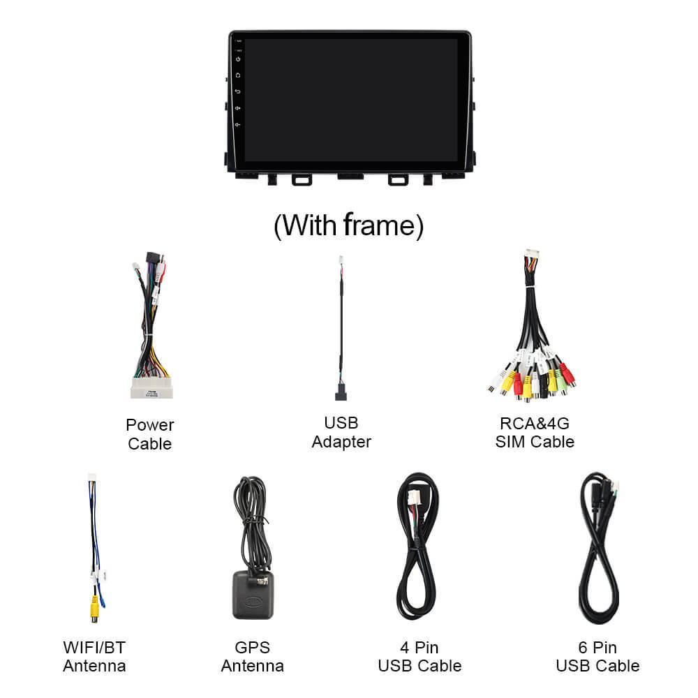 For Kia RIO 2017-2020 Q74 Qualcomm Android 13 9" Car Radio