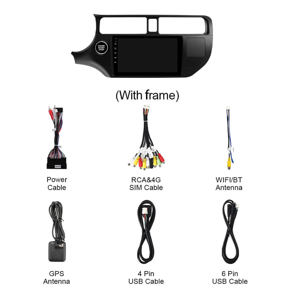 For Kia Rio 4 K3 2012-2017 Q74 Qualcomm Android 13 9" Car Radio
