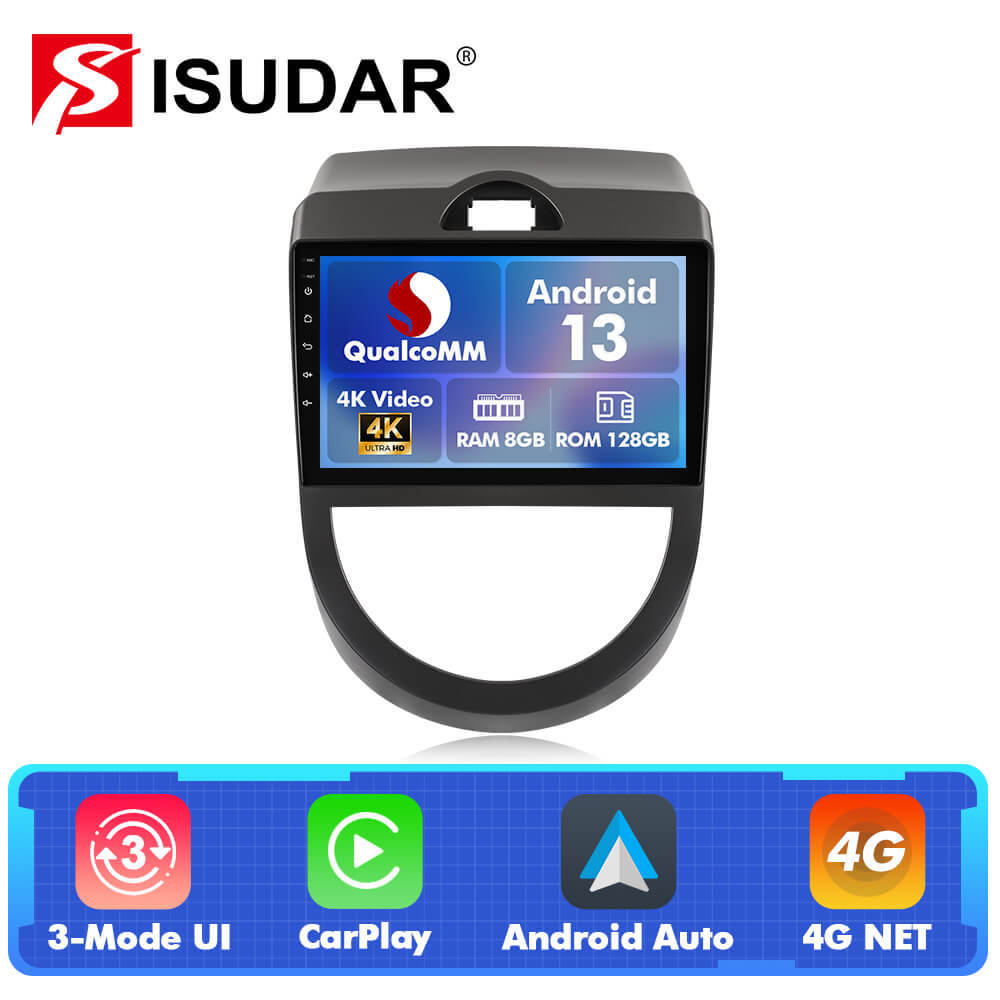 For Kia Soul 2010-2013 Q74 Qualcomm Android 13 9" Car Radio