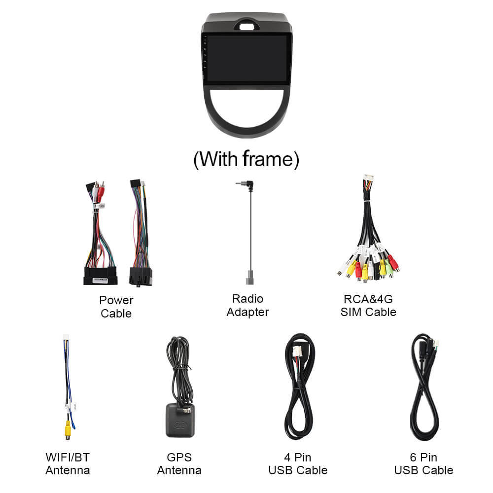 For Kia Soul 2010-2013 Q74 Qualcomm Android 13 9" Car Radio