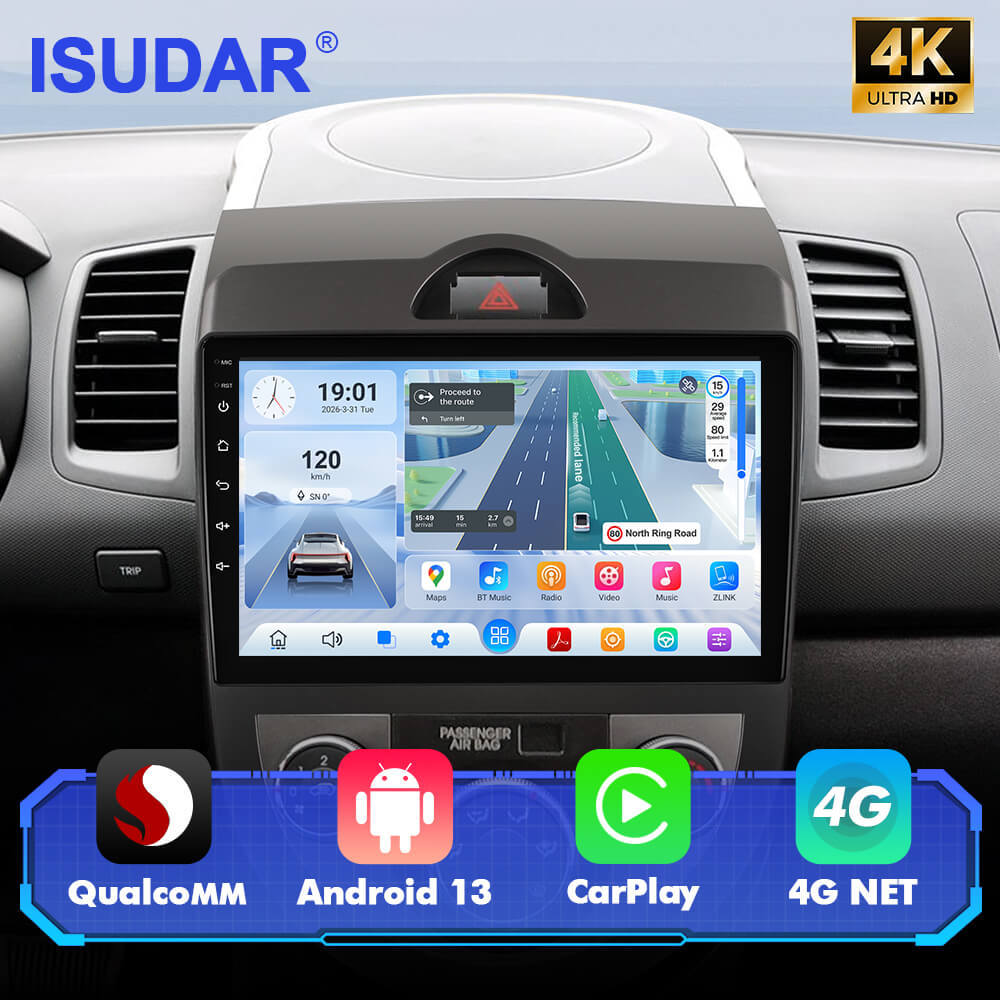 For Kia Soul 2010-2013 Q74 Qualcomm Android 13 9" Car Radio