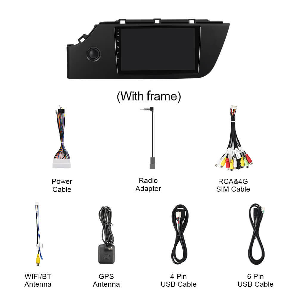 For KIA RIO 4 2020 2021 Q74 Qualcomm Android 13 9" Car Radio