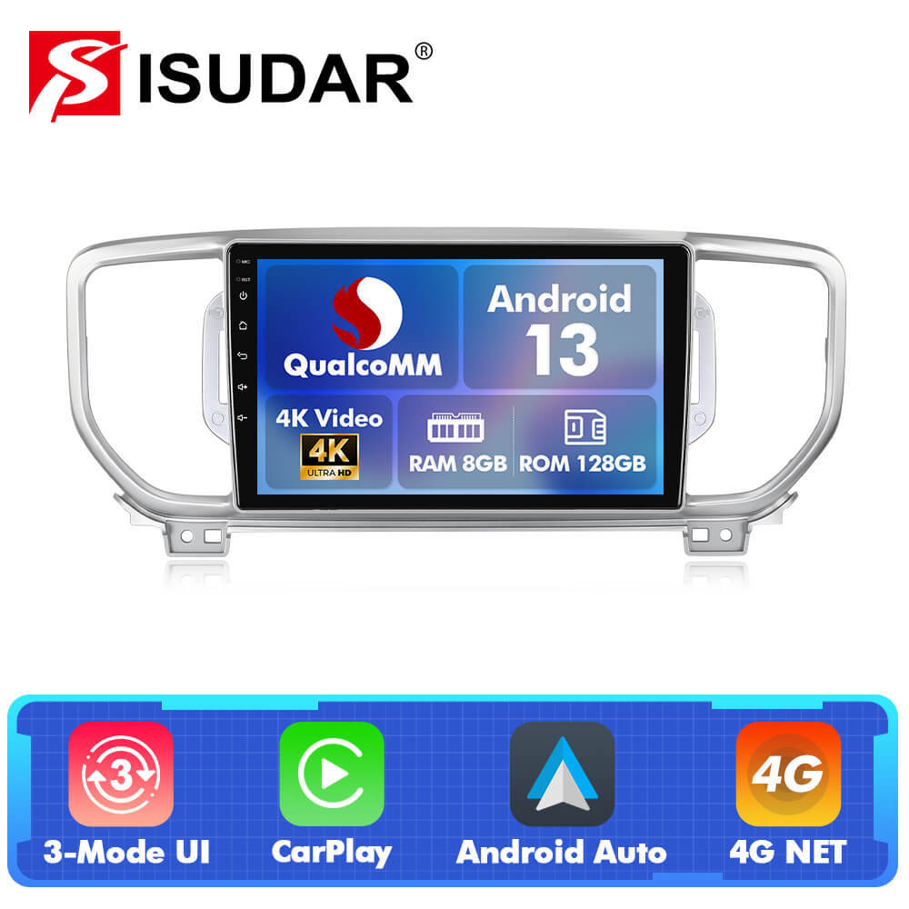 For KIA Sportage 4 KX5 2016-2018 Q74 Qualcomm Android 13 9" Car Radio