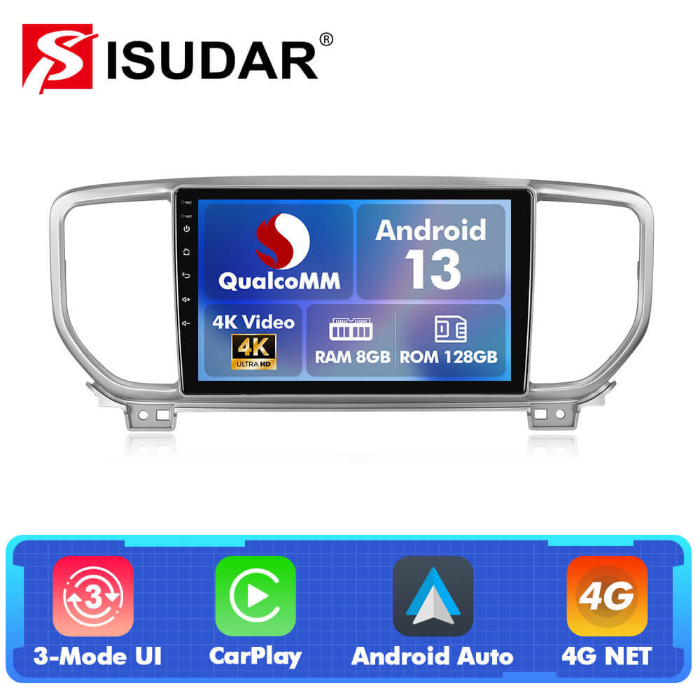 For KIA Sportage 4 KX5 2016-2018 Q74 Qualcomm Android 13 9" Car Radio
