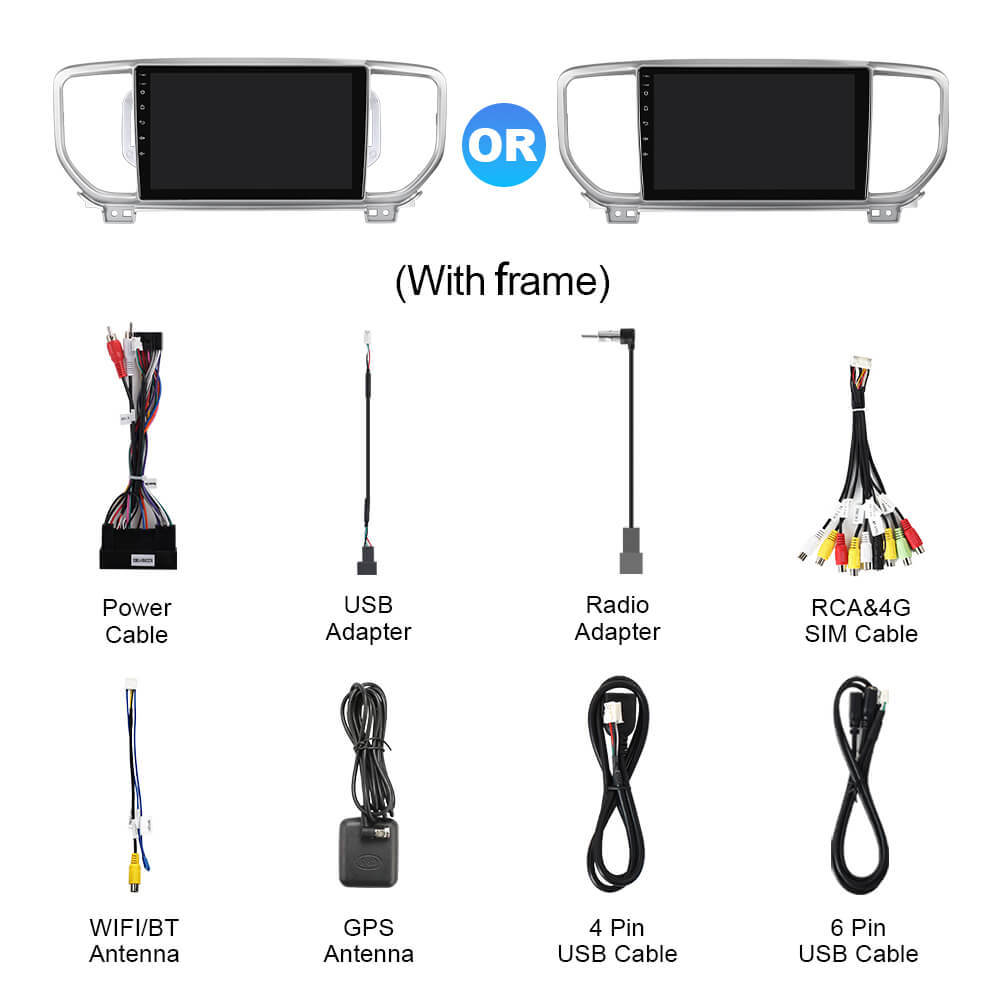 For KIA Sportage 4 KX5 2016-2018 Q74 Qualcomm Android 13 9" Car Radio
