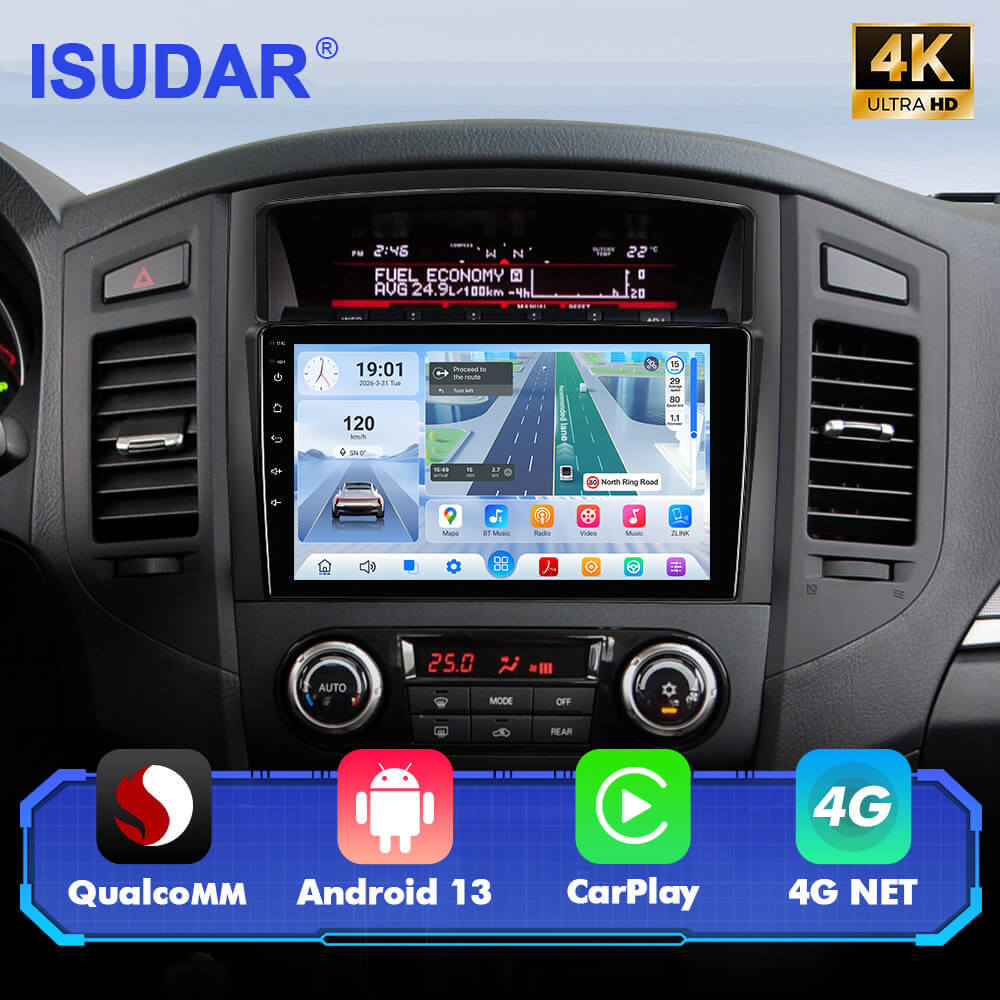 For Mitsubishi/Pajero 2006-2014 Q74 Qualcomm Android 13 9" Car Radio