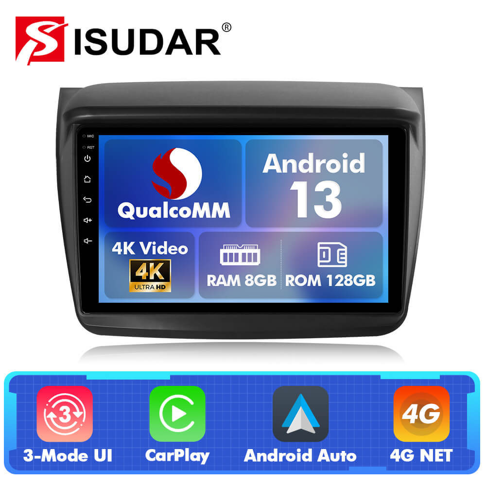 For Mitsubishi Pajero Sport 2 /L200 4 /Triton Q74 Qualcomm Android 13 9" Car Radio