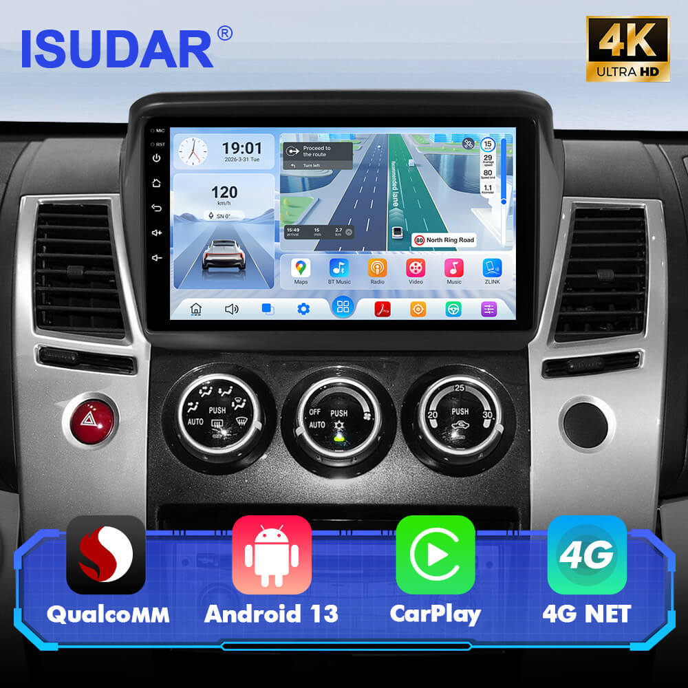 For Mitsubishi Pajero Sport 2 /L200 4 /Triton Q74 Qualcomm Android 13 9" Car Radio