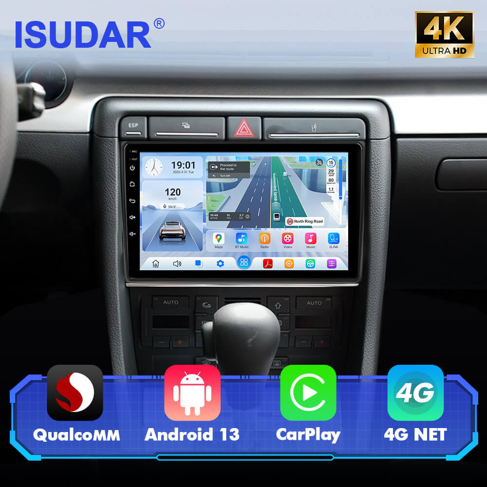 For Audi A4 S4 RS4 2002-2008 Q74 Qualcomm Android 13 9" Car Radio