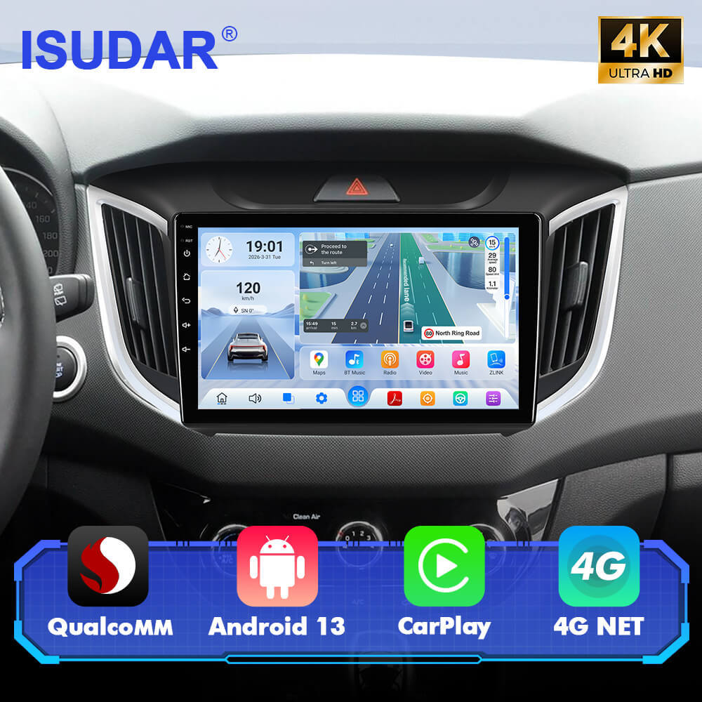 For Hyundai Creta IX25 2015-2019 Q74 Qualcomm Android 13 10" Car Radio