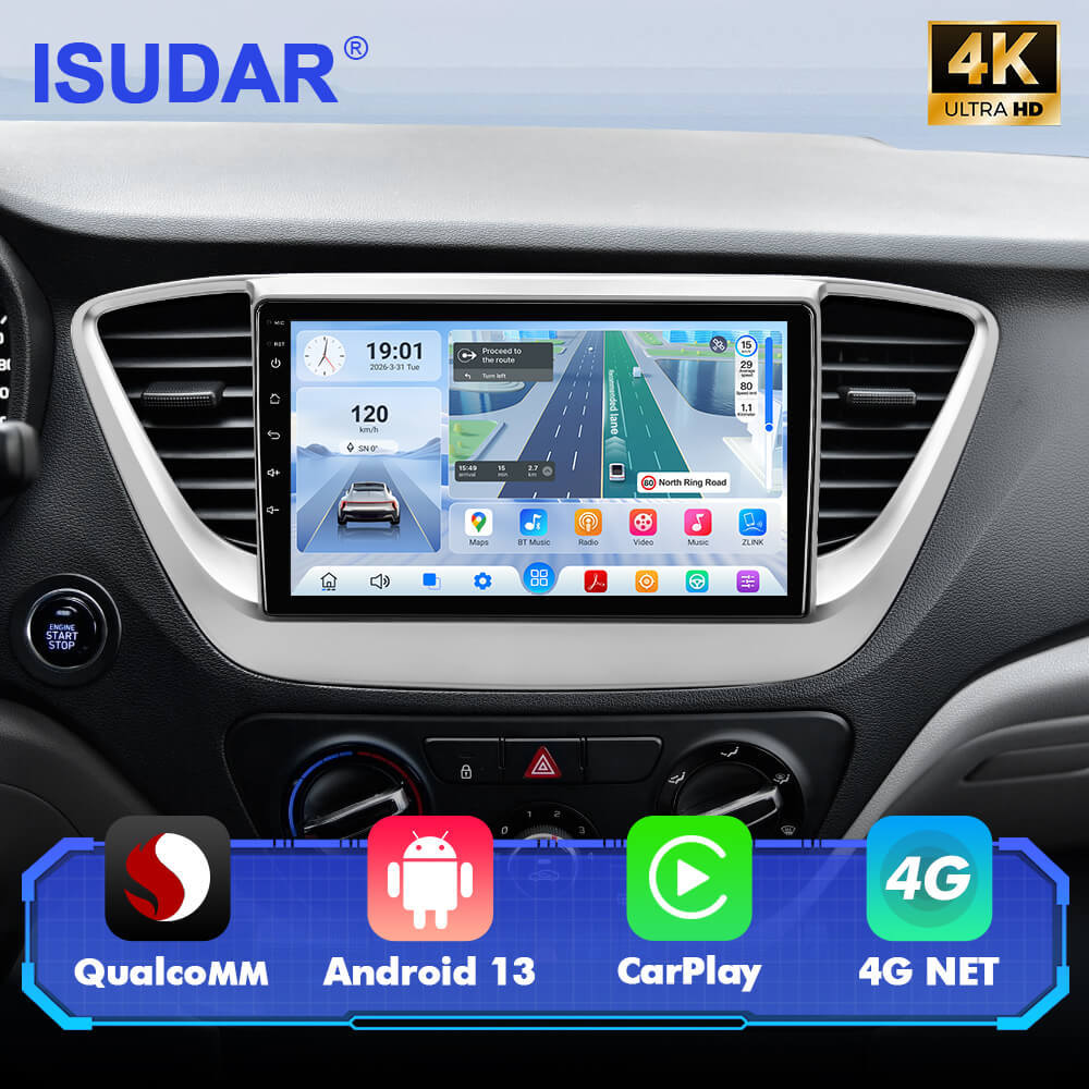 For Hyundai Solaris 2 2017-2020 Q74 Qualcomm Android 13 9" Car Radio