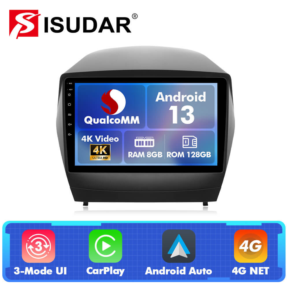 For Hyundai Tucson 2 Ix35 2009-2015 Q74 Qualcomm Android 13 9" Car Radio