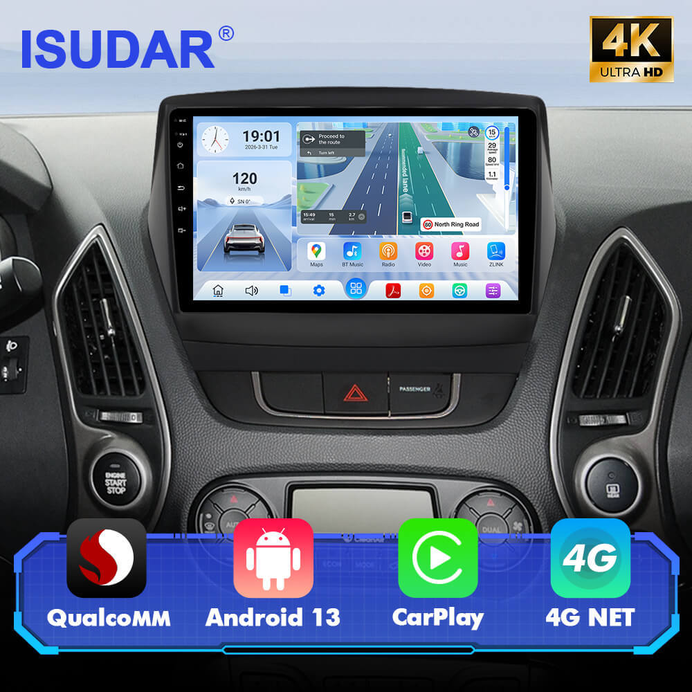 For Hyundai Tucson 2 Ix35 2009-2015 Q74 Qualcomm Android 13 9" Car Radio