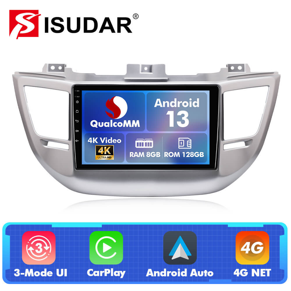 For Hyundai Tucson 3 2015-2018 Q74 Qualcomm Android 13 9" Car Radio