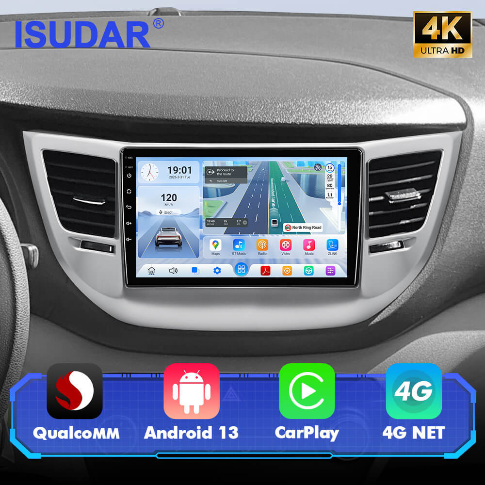 For Hyundai Tucson 3 2015-2018 Q74 Qualcomm Android 13 9" Car Radio