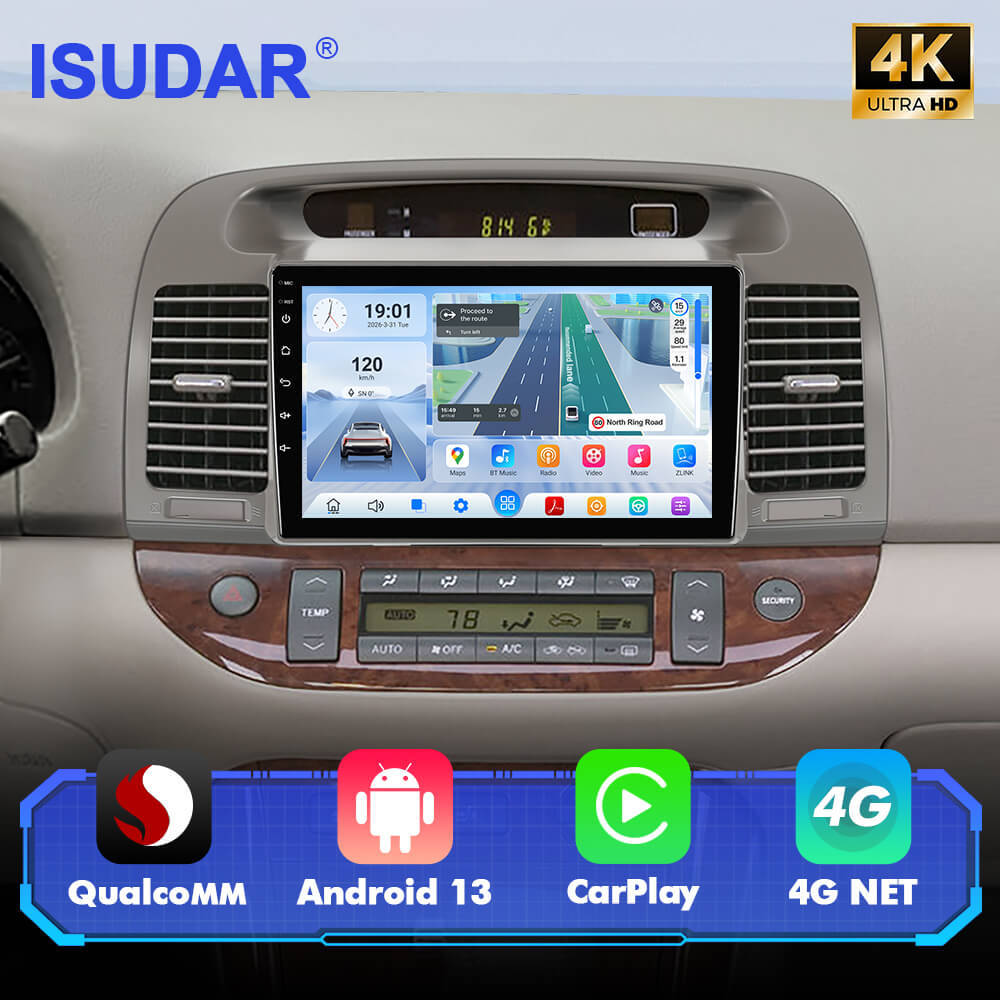 For Toyota Camry 2001-2006 Q74 Qualcomm Android 13 9" Car Radio