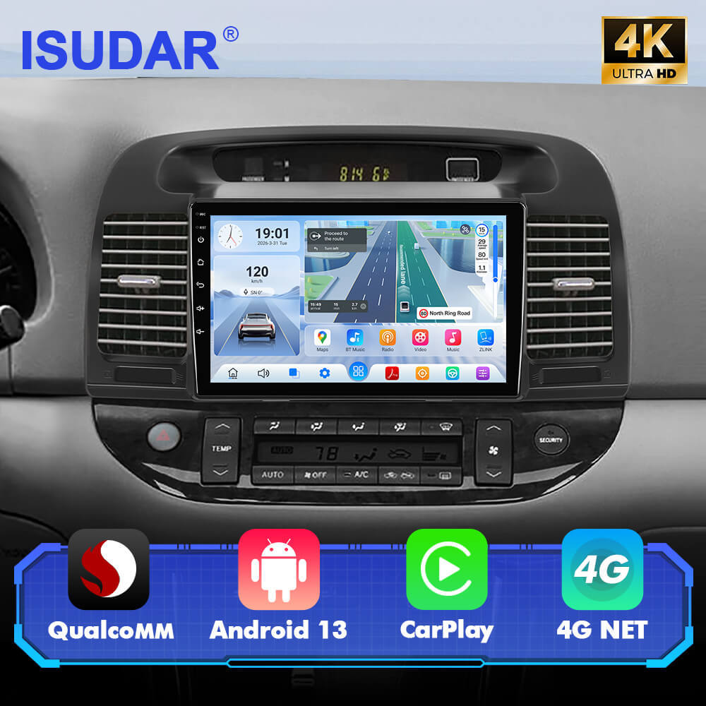 For Toyota Camry 2001-2006 Q74 Qualcomm Android 13 9" Car Radio