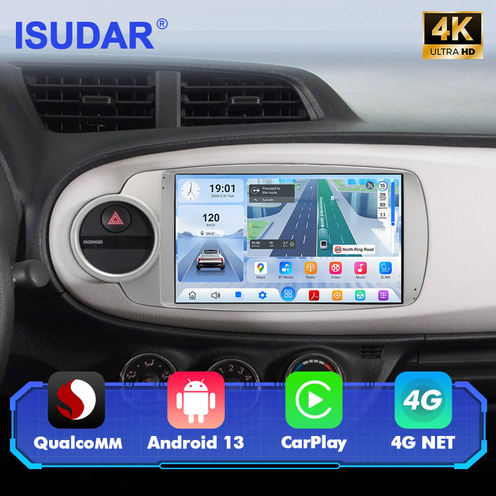 For Toyota Yaris 2012-2017 Q74 Qualcomm Android 13 9" Car Radio
