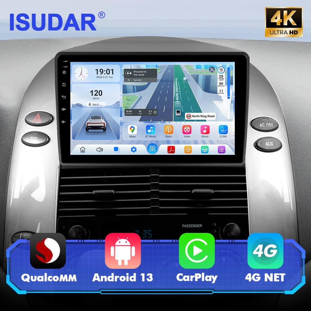 For Toyota Sienna 2004-2010 Q74 Qualcomm Android 13 9" Car Radio