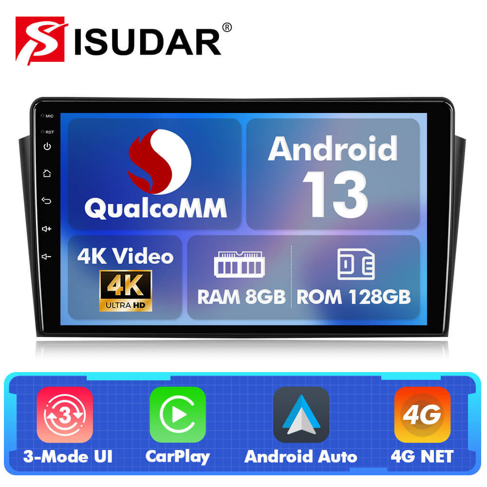 For Toyota Avensis 2002-2008 Q74 Qualcomm Android 13 9" Car Radio