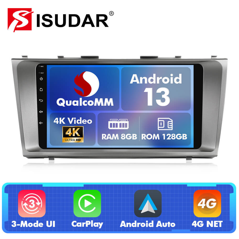 For Toyota Camry 7 XV 40 2006-2011 Q74 Qualcomm Android 13 9" Car Radio