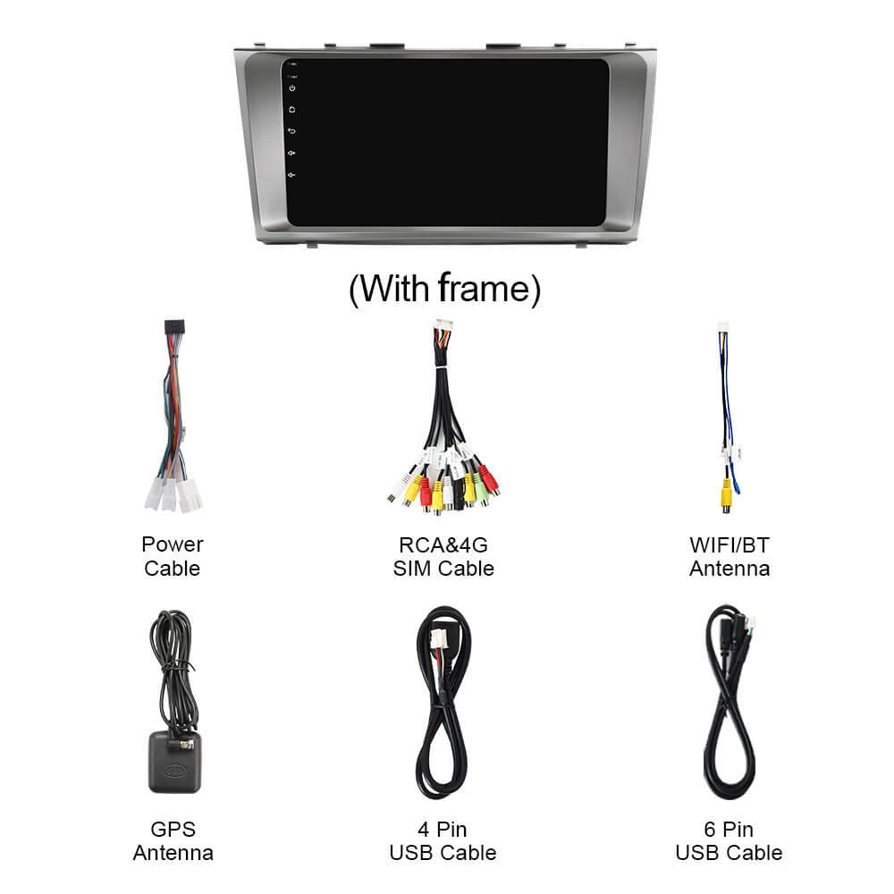 For Toyota Camry 7 XV 40 2006-2011 Q74 Qualcomm Android 13 9" Car Radio