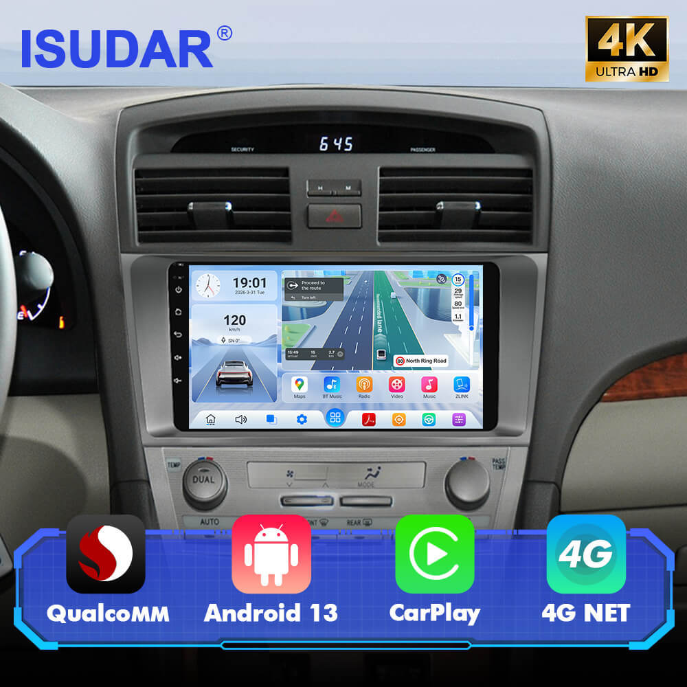 For Toyota Camry 7 XV 40 2006-2011 Q74 Qualcomm Android 13 9" Car Radio