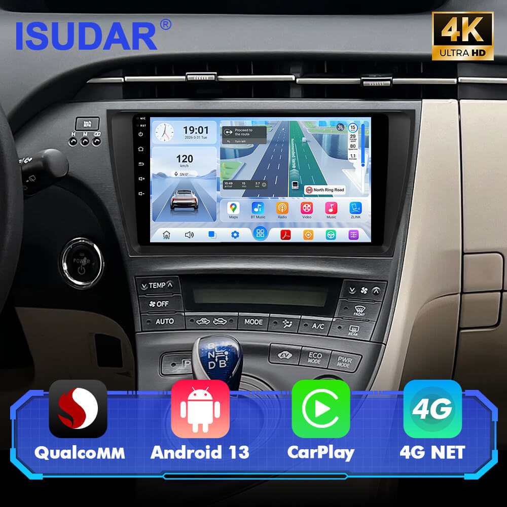 For Toyota Prius 2010-2015 Q74 Qualcomm Android 13 9" Car Radio