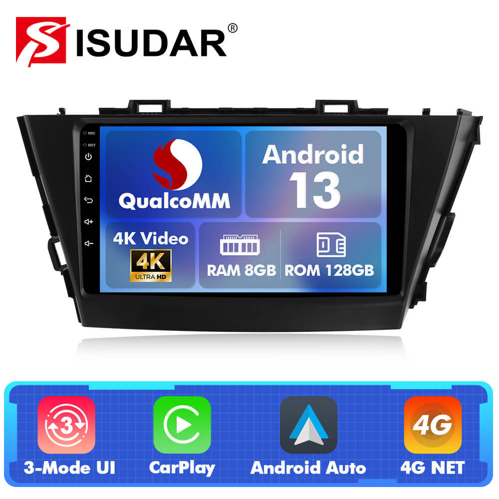 For Toyota Prius 2011-2017 Q74 Qualcomm Android 13 9" Car Radio