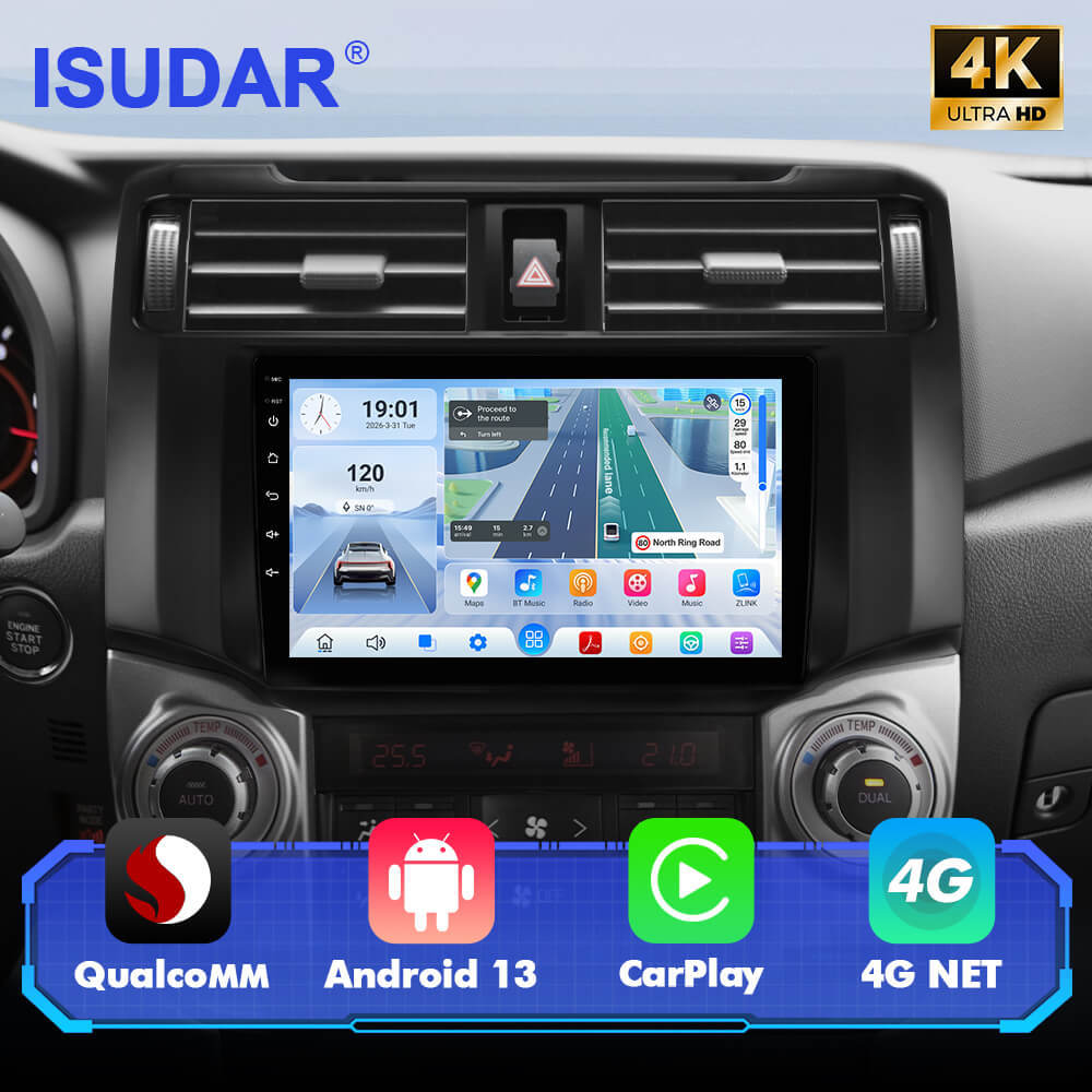 For Toyota 4Runner 2010-2019 Q74 Qualcomm Android 13 9" Car Radio