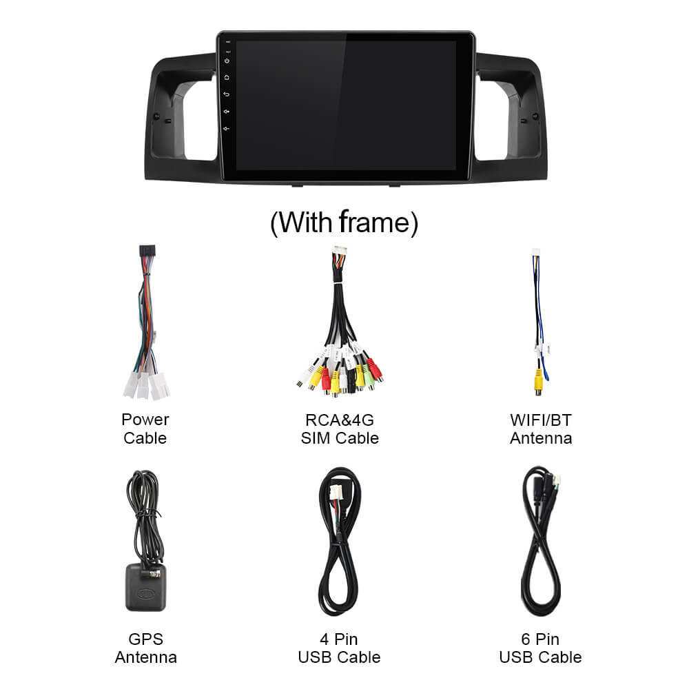 For Toyota Corolla EX 2005-2012 Q74 Qualcomm Android 13 9" Car Radio