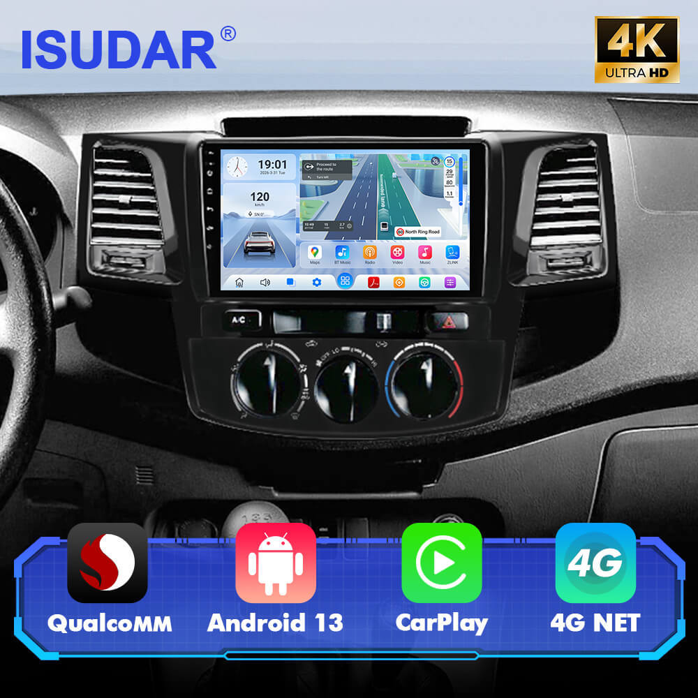 For Toyota Hilux 2005-2018 Q74 Qualcomm Android 13 9" Car Radio