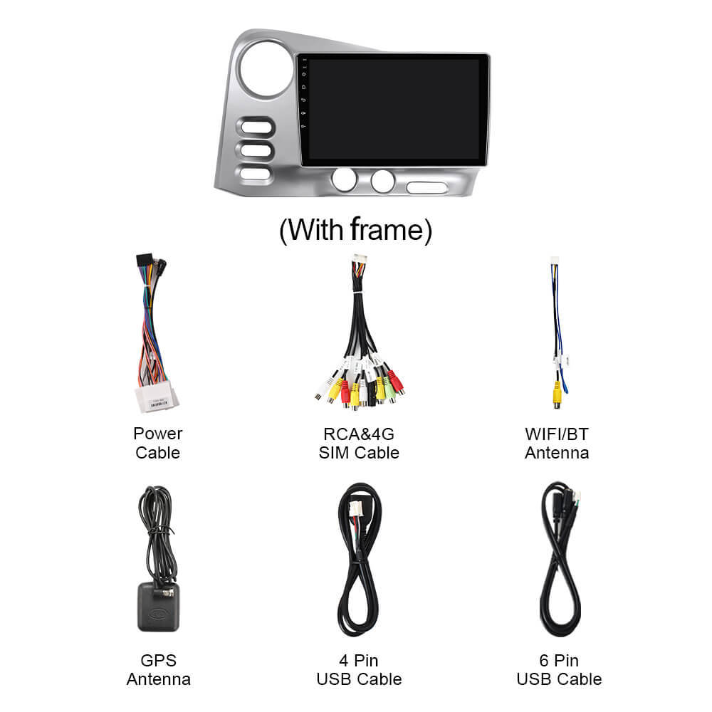 For Toyota Matrix 2003-2004 & Pontiac Vibe 2003-2008 Q74 Qualcomm Android 13 9" Car Radio