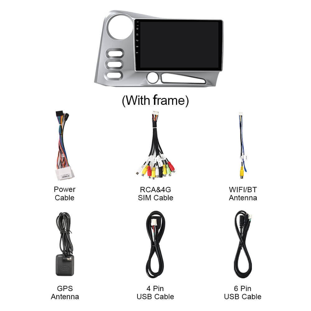 For Toyota Matrix 2005-2008 Q74 Qualcomm Android 13 9" Car Radio