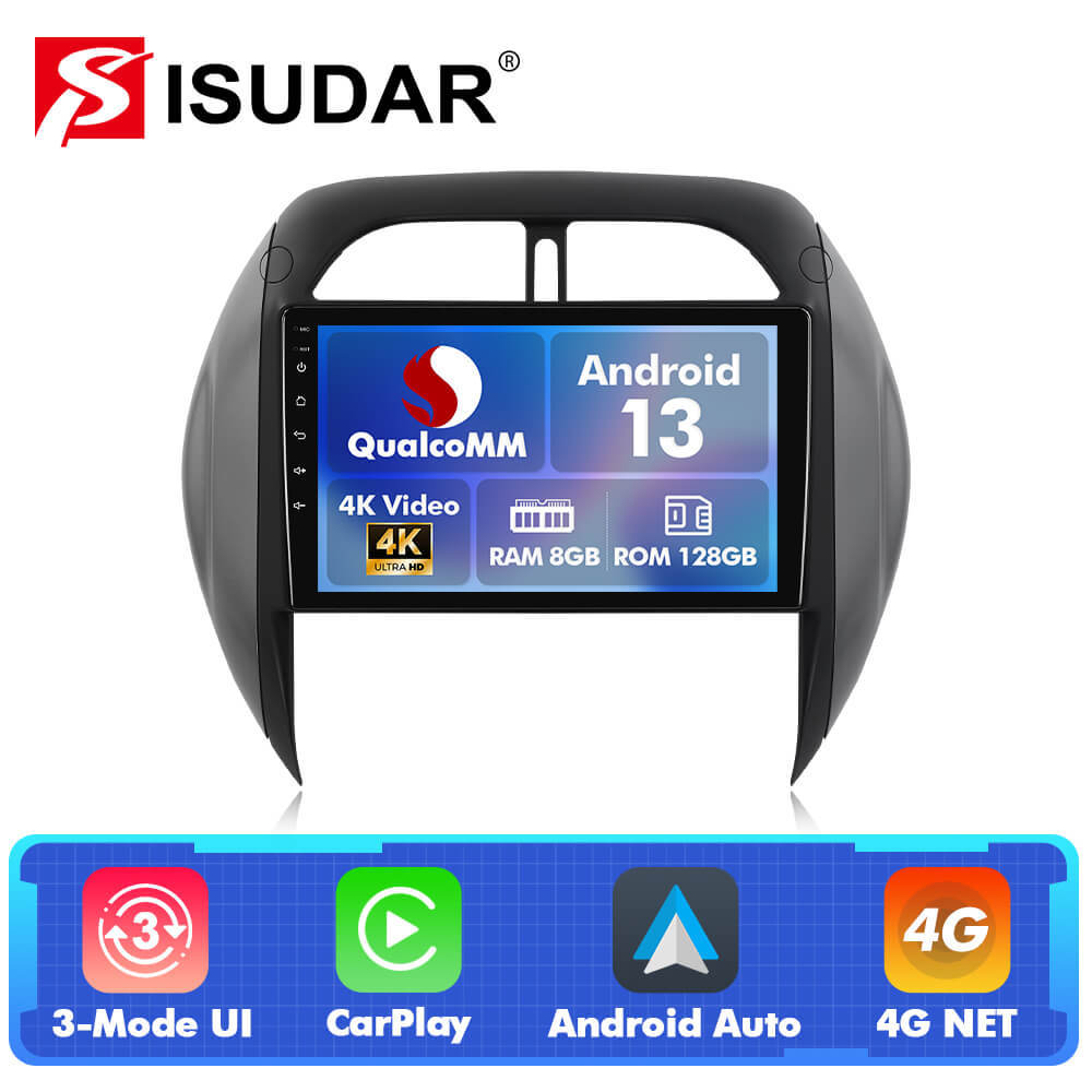 For Toyota RAV4 2003-2005 Q74 Qualcomm Android 13 9" Car Radio