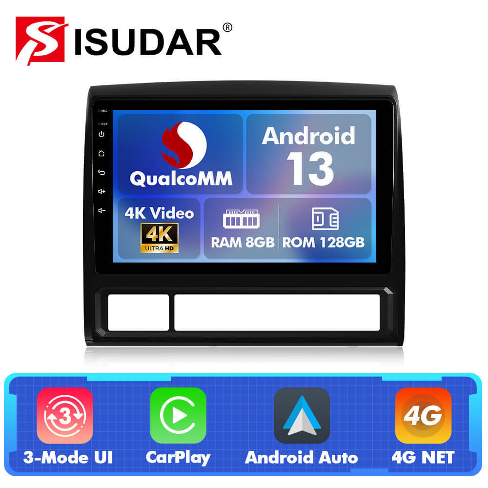 For Toyota Tacoma 2 N200 Hilux 2005-2015 Q74 Qualcomm Android 13 9" Car Radio