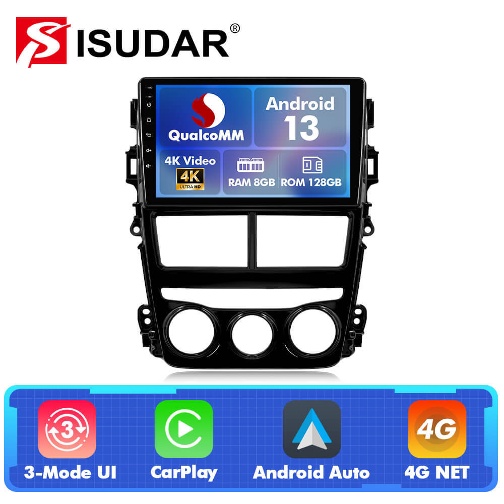 For Toyota Yaris 2018-2022 Q74 Qualcomm Android 13 9" Car Radio