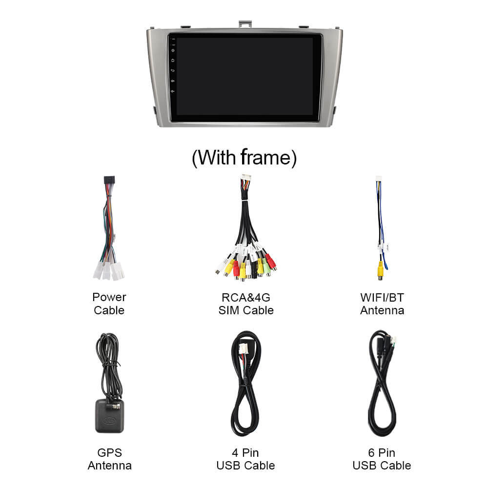 For Toyota Avensis 2009-2015 Q74 Qualcomm Android 13 10" Car Radio