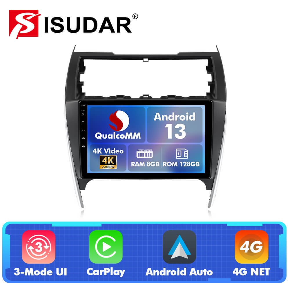 For Toyota Camry 2012-2014 Q74 Qualcomm Android 13 10" Car Radio